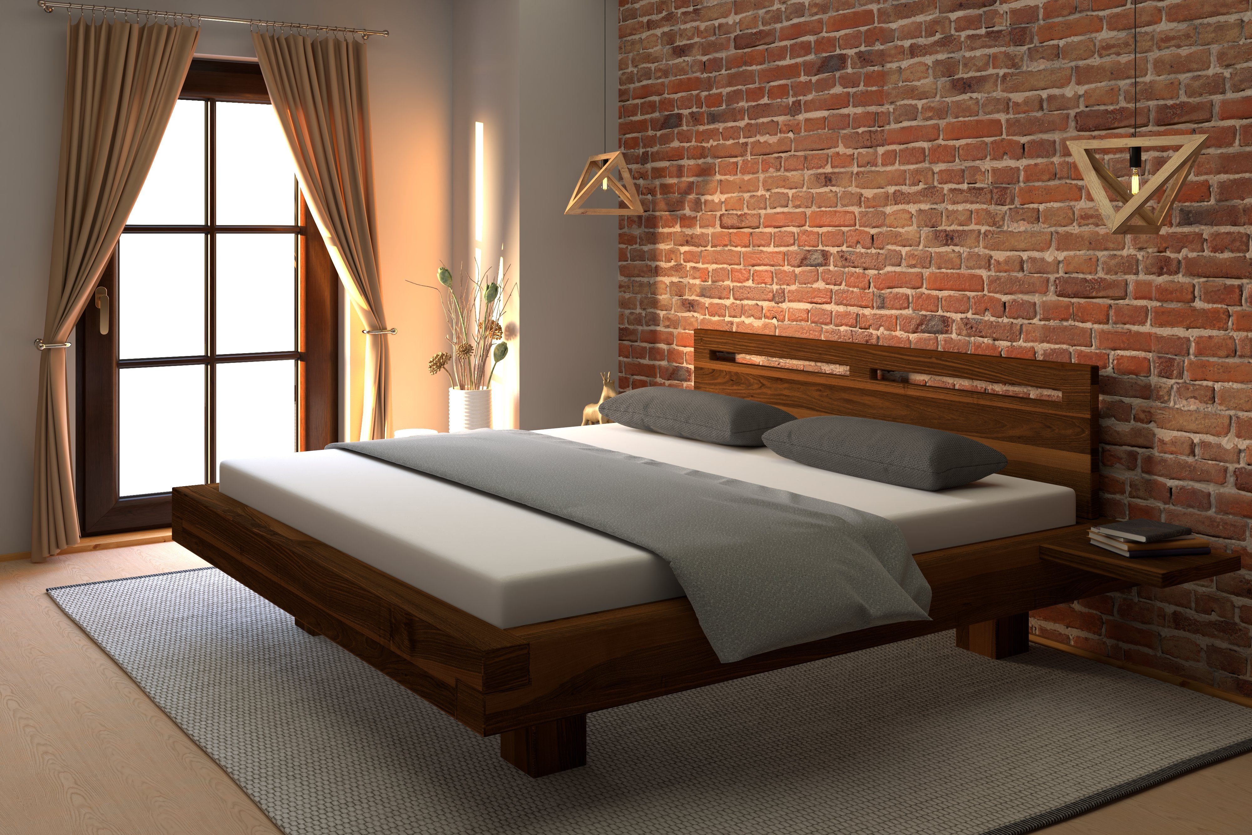 Nussbaum Bett Johanna