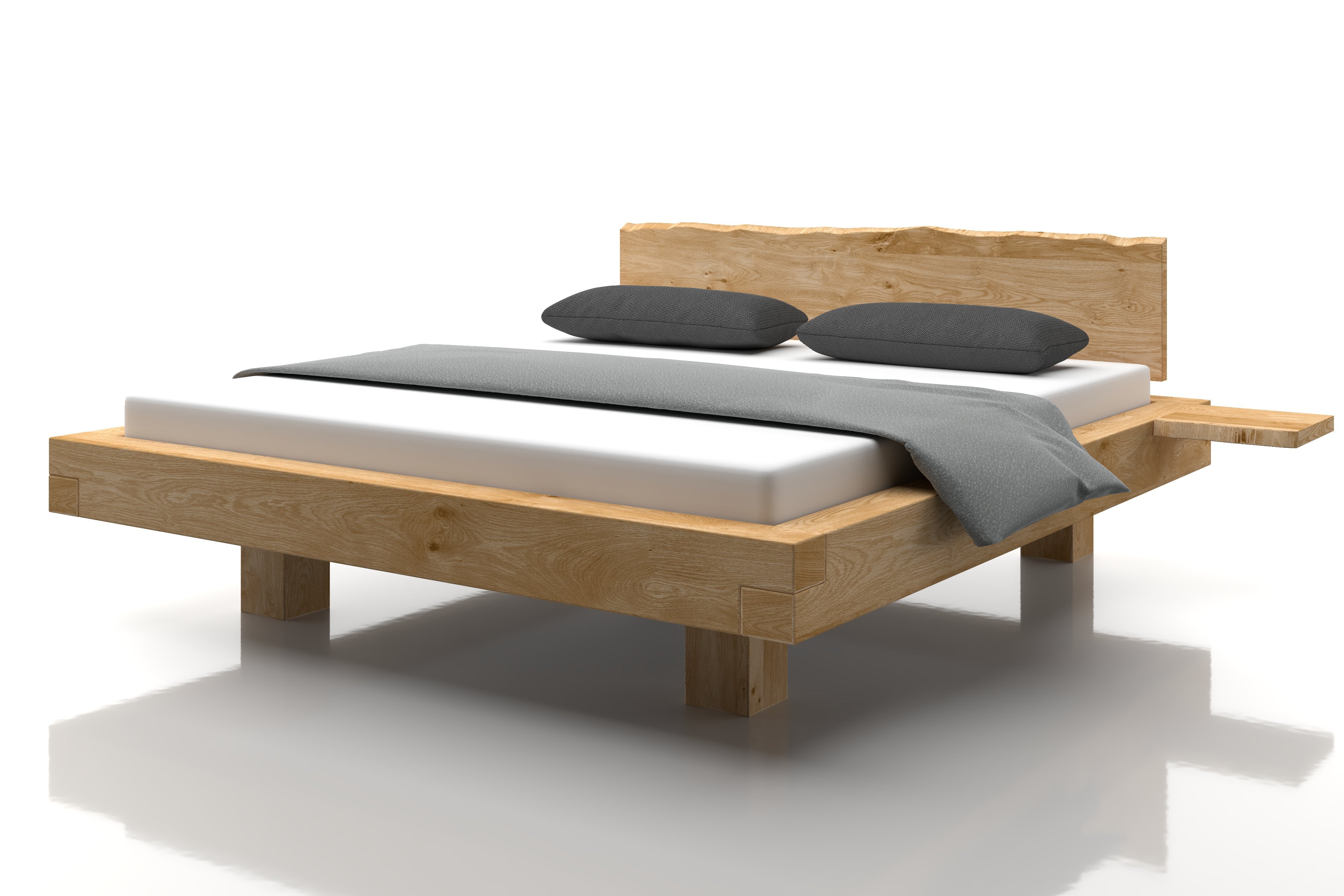 Eichenbett Bianco Johanna Waldsaum 180x200