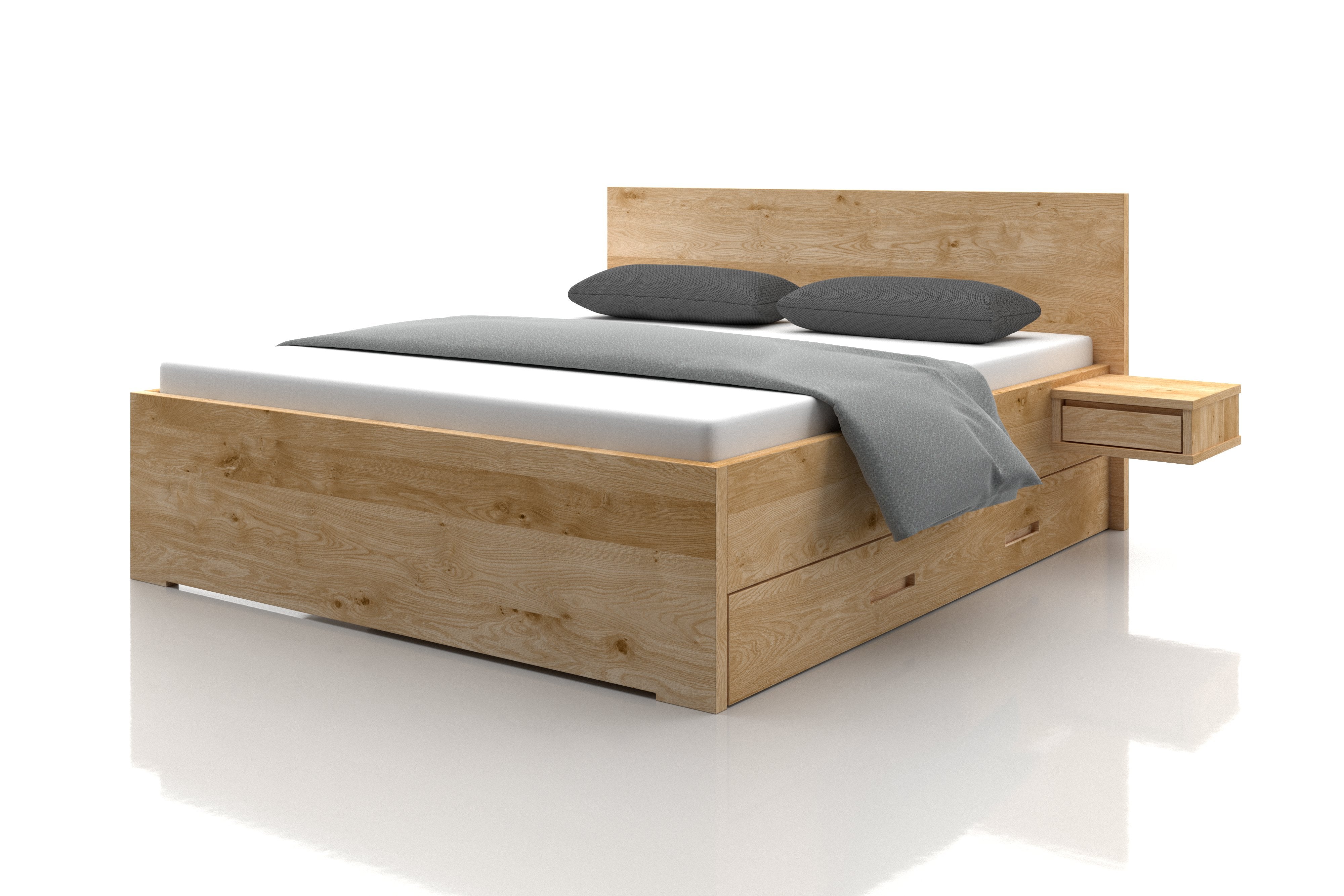 Mia Maxi Bett in Eiche Bianco
