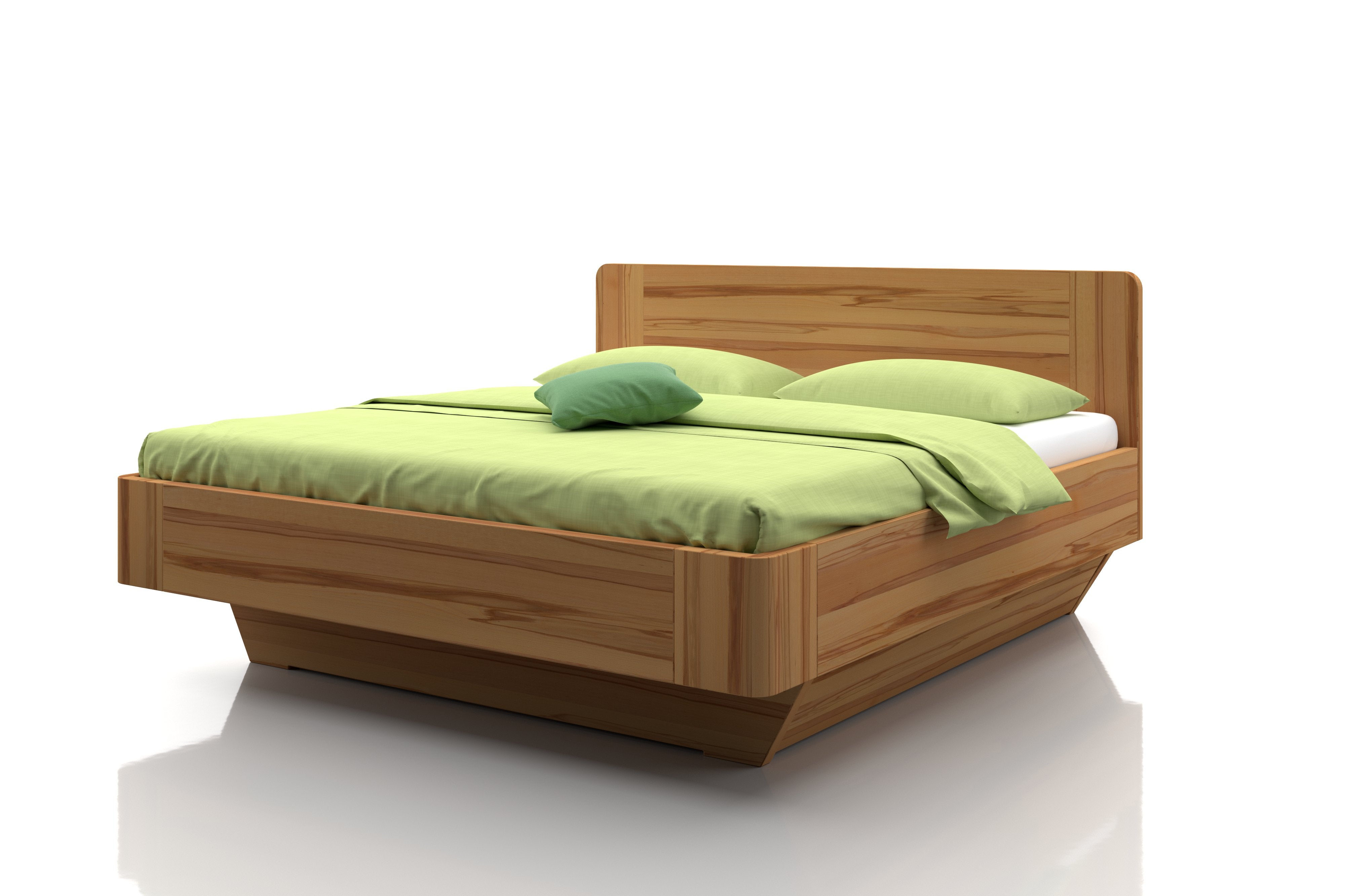 Buchenbett mit Bettladen