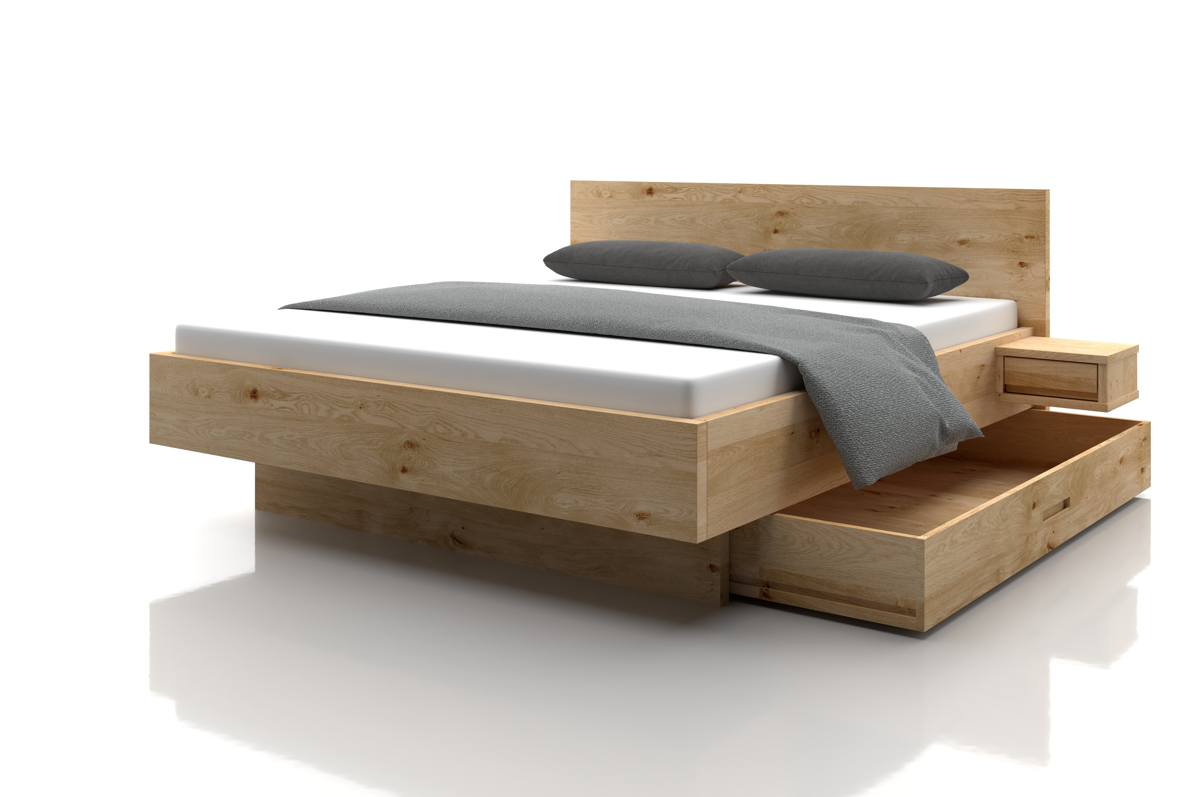 Nora Maxi mit Schubladen in Eiche Biacno