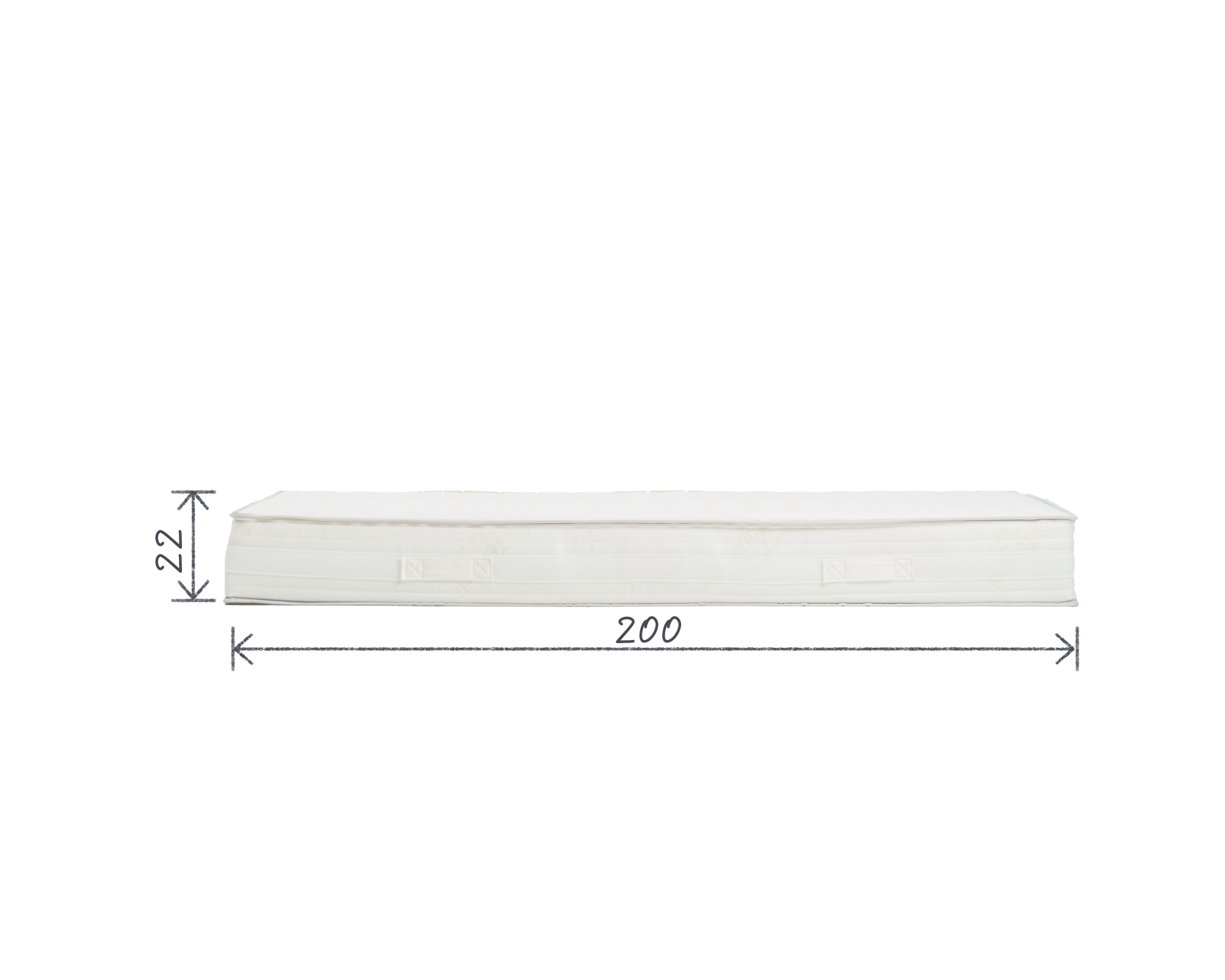 Individuell anpassbare Kuttin Matratze 90 cm für Männer