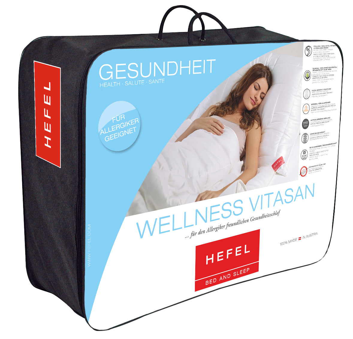 Hefel Decke Wellness Vitasan Ganzjahresdecke