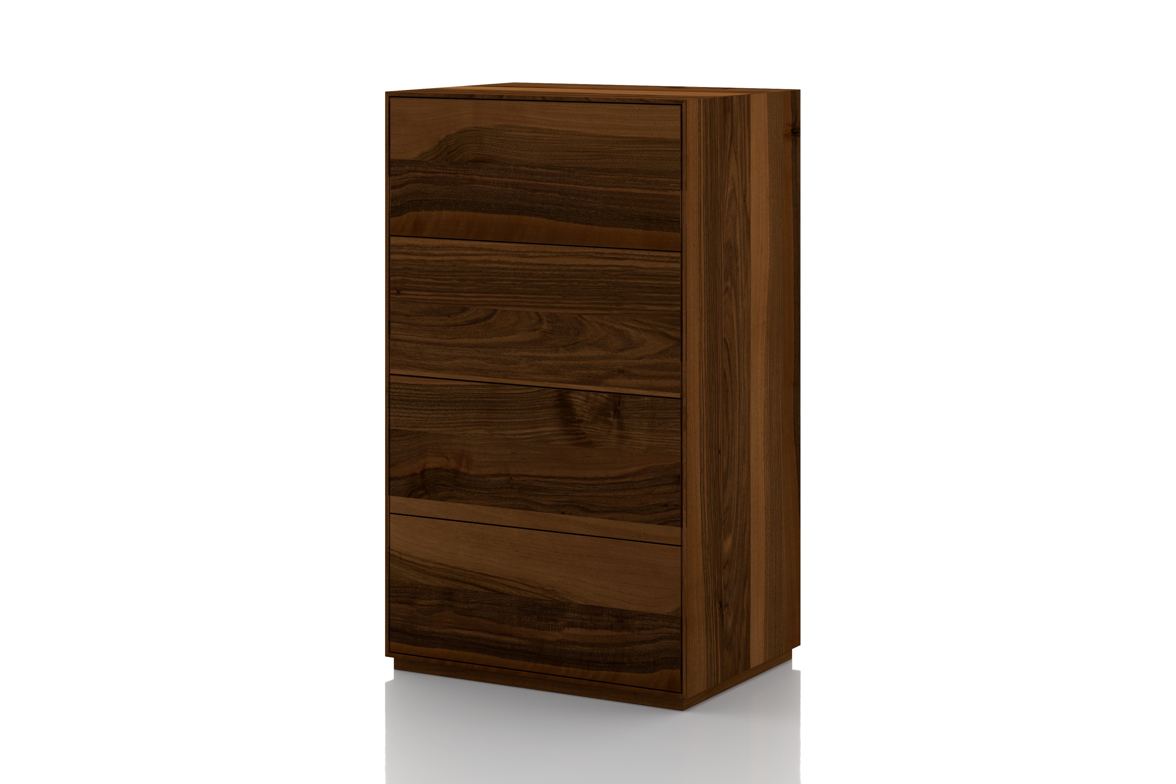 Nussbaum Kommode Marina 50 cm Holz