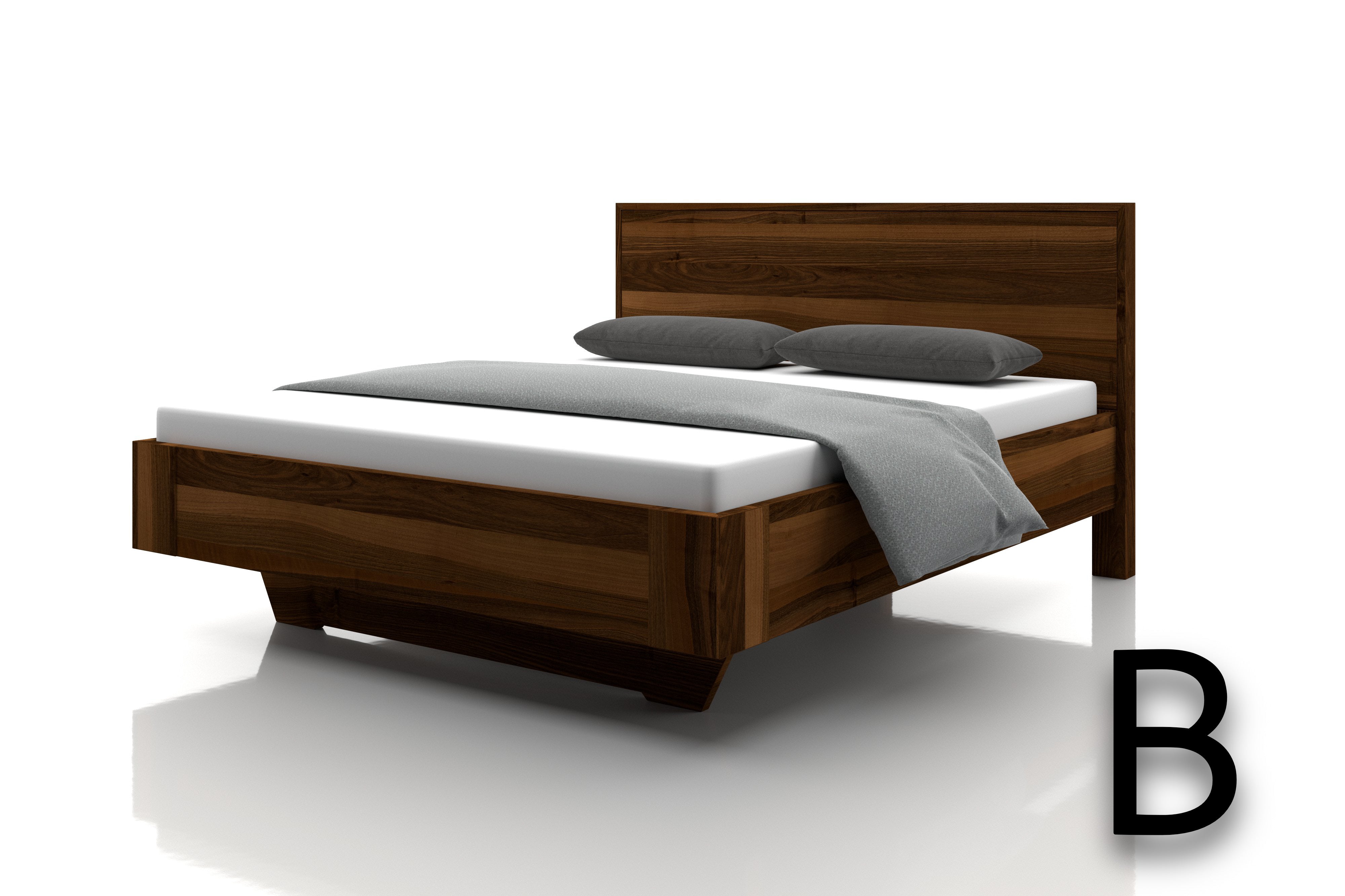 Nussbaum Bett Marina Holz Kopfteil B