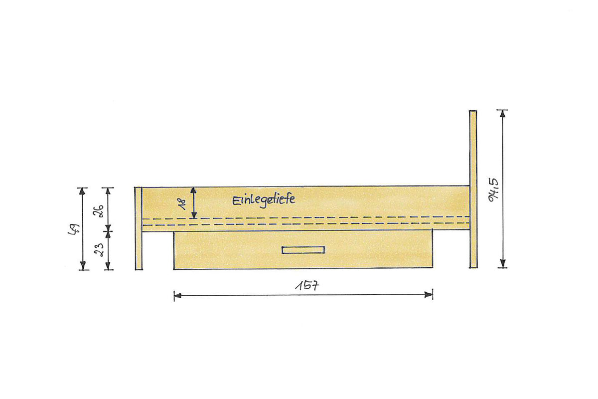 Zirbenbett Lena Maxi