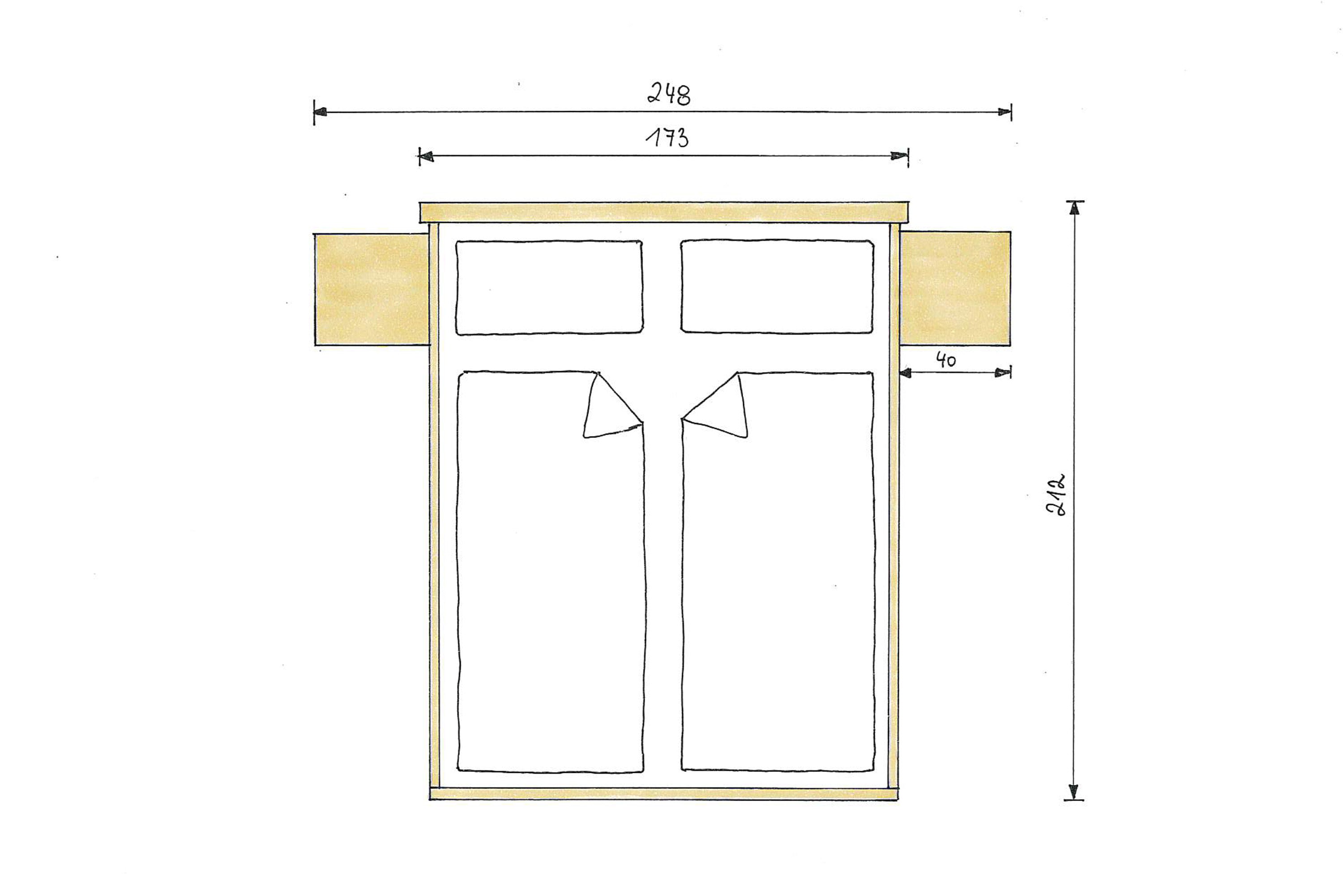 Zirbenbett Pia Maxi XL