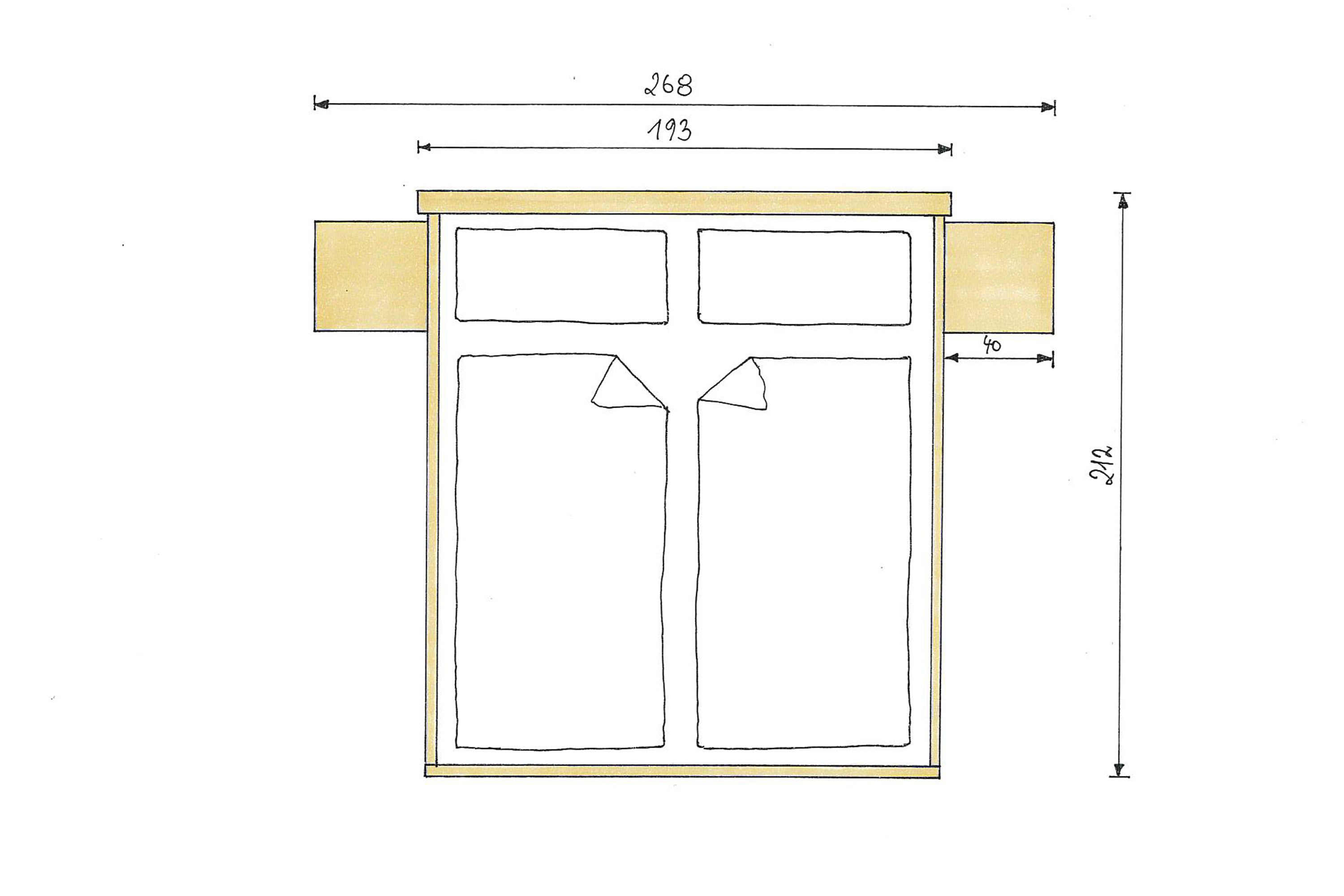 Zirbenbett Pia Maxi XL
